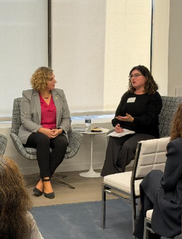 Assemblymember Pilar Schiavo in conversation with CAP members