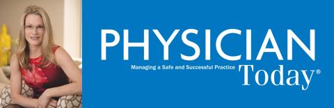 Physician Today masthead featuring Sarah E. Scher Physician Today masthead featuring Sarah E. Scher