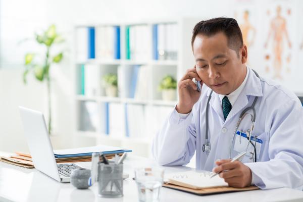 Doctor on Phone