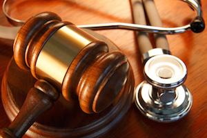 gavel and stethoscope
