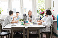 Medical Office Staff on Break