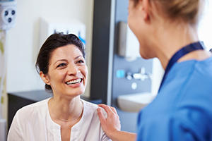medical staff with patient